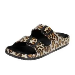 Corkys Footwear Womens Hey Girl Waterslide Leopard Slide