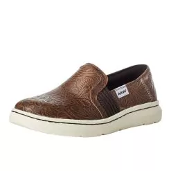 Ariat Womens Brown Floral Embossed Ryder Casual
