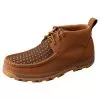 Twisted X Men's CellStretch Clay Cocoa Patch Chukka Driving Moc -Western Cowboy Equipment Shop 135356 default l