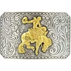 Men's Nocona Bucking Bronc Rectangle Buckle