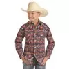 Dale Brisby Boys Aztec Print Shirt -Western Cowboy Equipment Shop 136729 default l