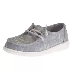 Heydude Hey Dude Wendy Youth Cat Eye Grey Casual Shoes
