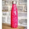 Tooled Fuchsia Print Metal Bottle 2 Tooled Fuchsia Print Metal Bottle -Western Cowboy Equipment Shop 136822 default l
