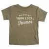 Youth Olive Support Your Local Farmer Tee -Western Cowboy Equipment Shop 137391 default l