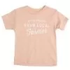 Youth Peach Support Your Local Farmer Tee -Western Cowboy Equipment Shop 137411 default l