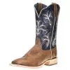 Ariat Men's Cowboss King Brown 11in. Grotto Blue Square Toe Boot -Western Cowboy Equipment Shop 138203 default l