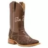 Tin Haul Footwear Womens Damask Diamond Brown Boot