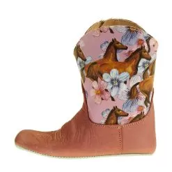 Tin Haul Footwear Infant Cowbaby Lil Chestnut And Daisy Boots -Western Cowboy Equipment Shop 14 016 0007 0104 2