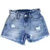 Girl's High Waisted Denim Shorts