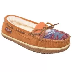 Minnetonka Women's Tilia Multi Brown Slipper