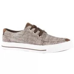 Roper Footwear Women's Roper Angel Fire Brown Canvas Lace Up Shoe