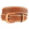 Vogt Silversmiths Men's Russet Basket Belt -Western Cowboy Equipment Shop 143248 default l