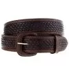 Vogt Silversmiths Chocolate Basket Weaved Belt -Western Cowboy Equipment Shop 143256 default l