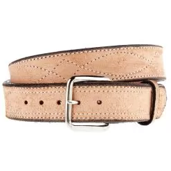 Texas Saddlery Men's Rough Out Figure Eight Stitch Belt