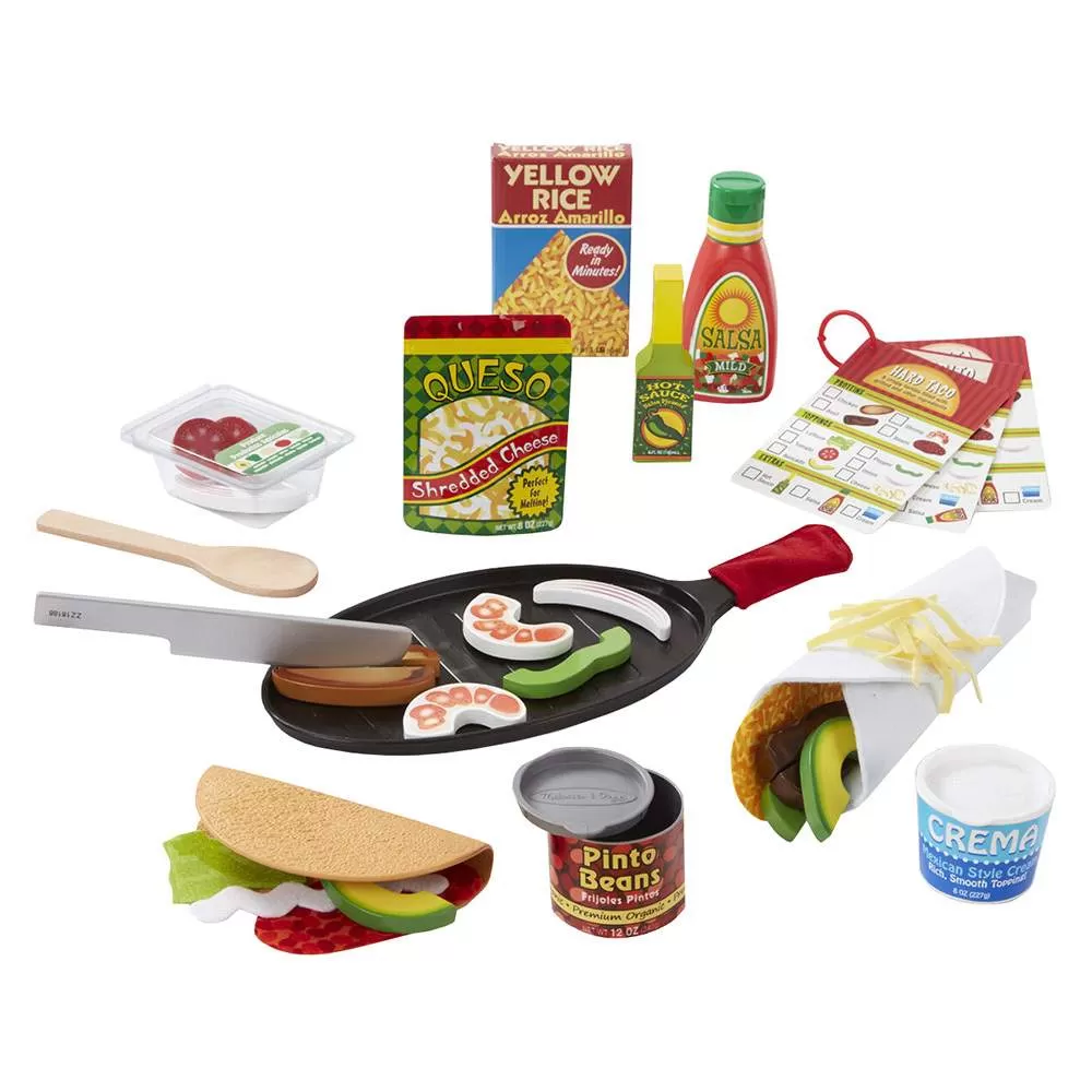 Melissa And Doug Fill And Fold Taco And Tortilla Set 3 Melissa And Doug Fill And Fold Taco And Tortilla Set