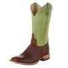 Horsepower Men's Men's Top Hand Antique Saddle Smooth Ostrich 13in. Green Top Square Toe Boot -Western Cowboy Equipment Shop 144248 default l