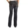 Girls Rock & Roll Denim Dark Wash Stretch Bootcut Jean -Western Cowboy Equipment Shop 147258 default l