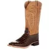 Old West Men's Old West Brown Horn Back Caiman Print 13in. Tan Top Square Toe Boot 1 Old West Men's Old West Brown Horn Back Caiman Print 13in. Tan Top Square Toe Boot -Western Cowboy Equipment Shop 147758 default l