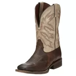 Nocona Boot Company Men's Nocona Hero Henry Antiqued Brown Cowboy Boot
