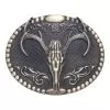 And West Oval Elk Skull Buckle -Western Cowboy Equipment Shop 149005 default l