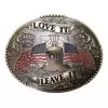 And West Love It Or Leave It American Flags Buckle -Western Cowboy Equipment Shop 149008 default l