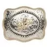 And West Hand-Finished Bull Rider With Inside Beaded Border Buckle -Western Cowboy Equipment Shop 149490 default l