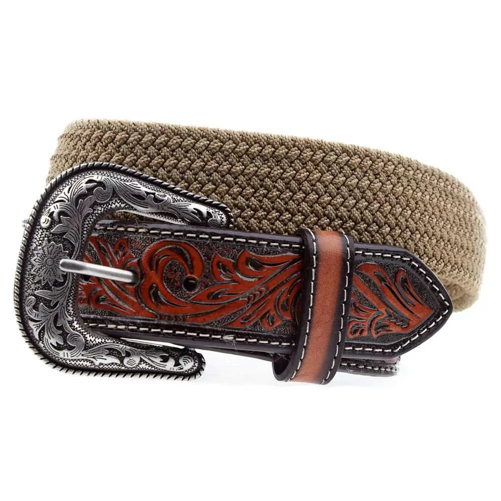 Gem Dandy Accessories Men's Khaki Stretch Belt 3 Gem Dandy Accessories Men's Khaki Stretch Belt