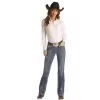 Rock & Roll Denim Women's Mid Rise Bootcut Riding Jeans -Western Cowboy Equipment Shop 149897 default l