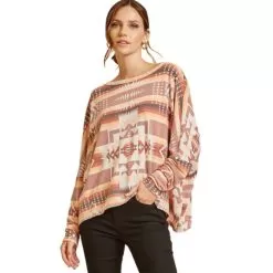 Andrée Women's Aztec Print Top