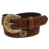 Women's Ariat Floral Tooled Sunflower Concho Belt 1 Women's Ariat Floral Tooled Sunflower Concho Belt -Western Cowboy Equipment Shop 151898 default l