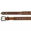 Men's JP West Ivory Inlay Tapered Belt