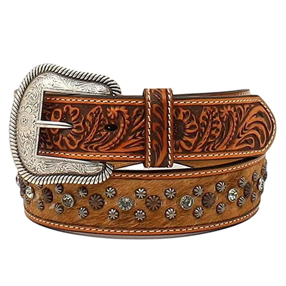 Women's Nocona Hiar On Studded Belt 3 Women's Nocona Hiar On Studded Belt