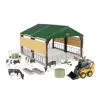 Tomy Livestock Building With John Deere Skid Steer 2 Tomy Livestock Building With John Deere Skid Steer -Western Cowboy Equipment Shop 152155 default l