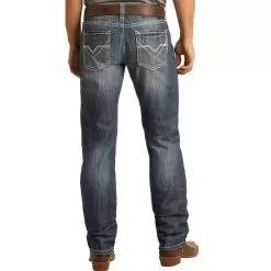 Rock N Roll Cowboy Men's Stackable Dark Wash Jean -Western Cowboy Equipment Shop 152191 default l 61563e44 b54c 4d69 9e74 47d5bb776dbf