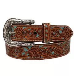Women's Ariat Turquoise Underlay Belt