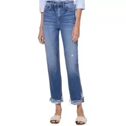 Flying Monkey Women's High Rise Ankle Straight Jean