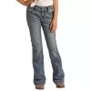 Rock & Roll Denim Girl's Denim Medium Wash Trouser -Western Cowboy Equipment Shop 152529 default l