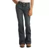 Girl's Rock & Roll Denim Dark Wash Trouser -Western Cowboy Equipment Shop 152532 default l