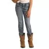 Rock & Roll Denim Girl's Medium Wash Skinny Jean -Western Cowboy Equipment Shop 152538 default l