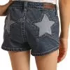 Girls Rock & Roll Denim Star Shorts -Western Cowboy Equipment Shop 152899 default l