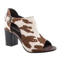 Roper Women's Hair On Hide Leather Sandal