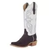 R Watson Boots R Womens Plum Roughout 13in White Top Boot -Western Cowboy Equipment Shop 155596 default l