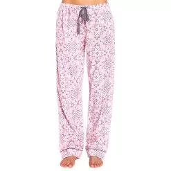 P.J. Salvage Women's Blush Bandana Print Flannel Pant