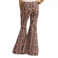 Rock & Roll DenimGirls Tan Aztec Bell Bottom