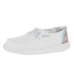 Heydude Kids Hey Dude Wendy White Aztec Casual