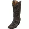 Corral Corral Brown And Black Sequin Inlay Cowgirl Boots 2 Corral Corral Brown And Black Sequin Inlay Cowgirl Boots -Western Cowboy Equipment Shop 15653 default l
