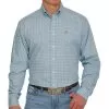 Cinch Men's Light Blue Geometric Print Long Sleeve Button Down -Western Cowboy Equipment Shop 157695 default l