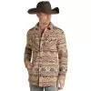 Rock & Roll Denim Men's Cotton Brushed Aztec Jacquard Shirt Jacket -Western Cowboy Equipment Shop 157762 default l