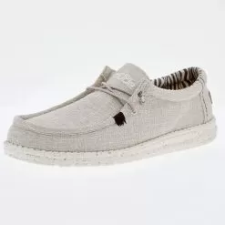 Heydude Men`s Hey Dude Wally Eco- Linen Beige