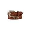 Men's 3D Tooled Belt With Rectangular Conchos -Western Cowboy Equipment Shop 158853 default l